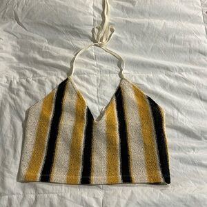 Zara mesh crop top size s